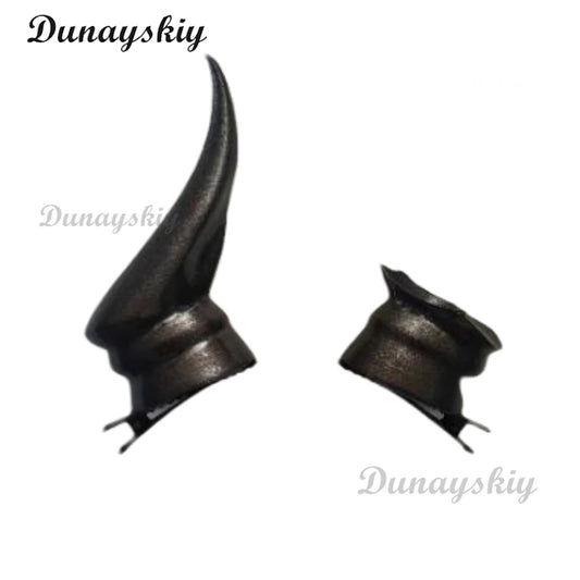 Akiyama Mizuki MZK 2 Game PJSK Amia Coaplay Pink Curly Wig Braid Hair Black Horn Prop Cute Girl Women Halloween Cos Customized