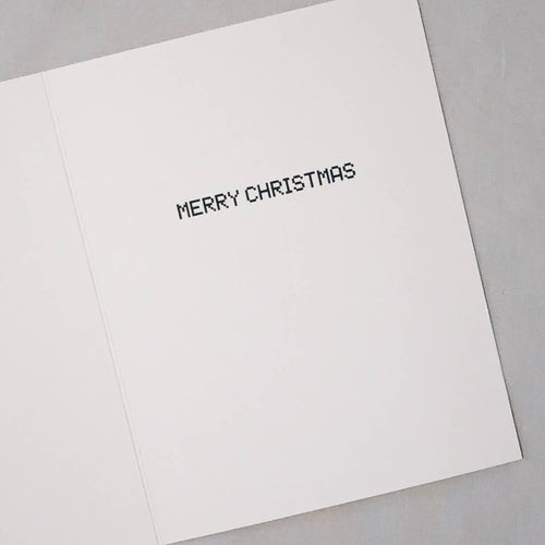 Merry Christmas Binary Code Card
