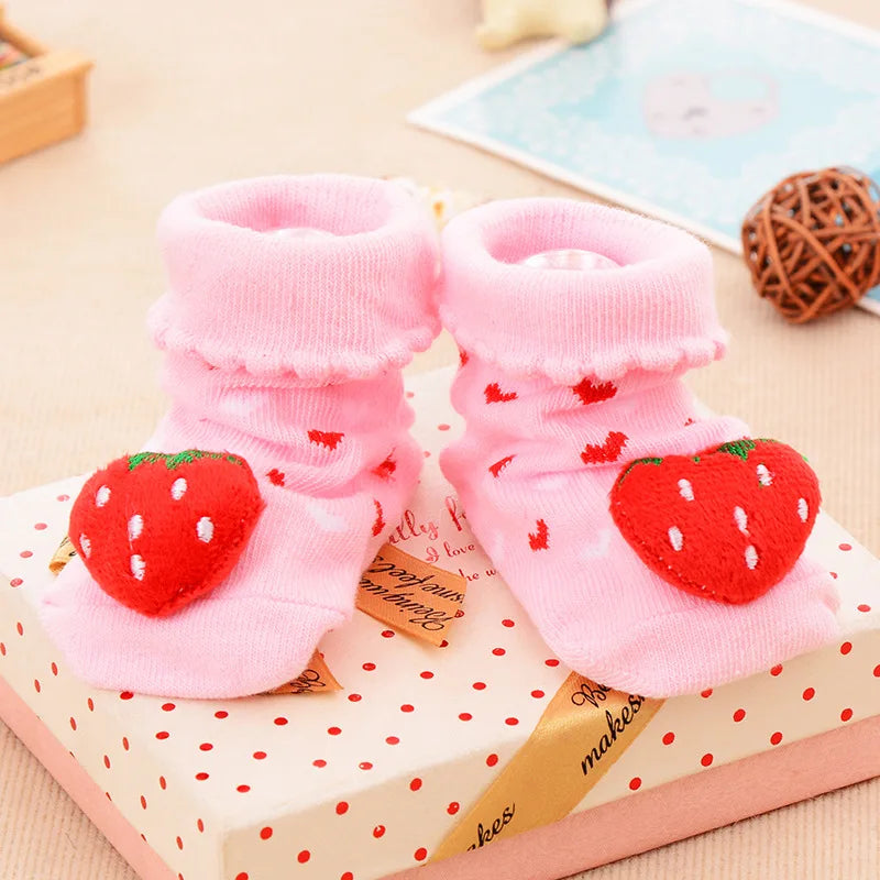 Baby Socks Toy Slipper Girls Boys Newborn Accessories Rubber Anti Slip Animal Kids Toddlers Gift Clothes Infant Children Socks