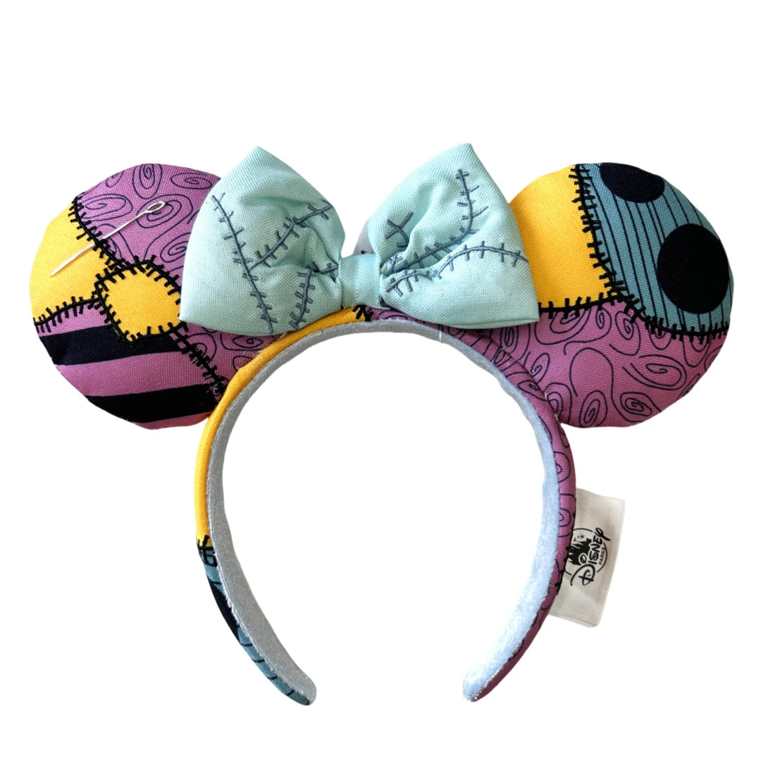 Disney Princess Mickey Mouse Headband Mickey Ear Rapunzel Snow White Sequin Bow Hair Hoop Gift Girl Accessories Christmas Gift