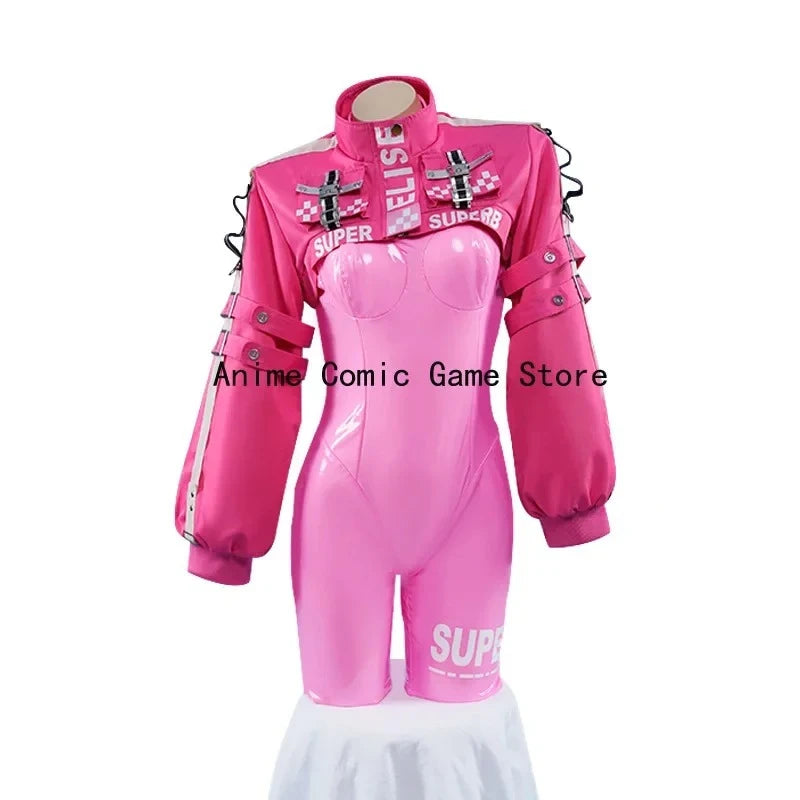 Alice Cosplay Costume Wig Game GODDESS OF VICTORY: NIKKE Cosplay Jumpsuit Cute Pink Wig Halloween Christmas Outfits for Women