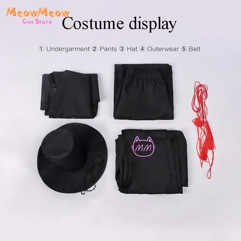 2 K-Pop cos Demon Hunters Jinu Saja Boys Cosplay Costume Wig Tattoo Sticker Hat Stage Roleplay Suit Halloween Mens Group Uniform