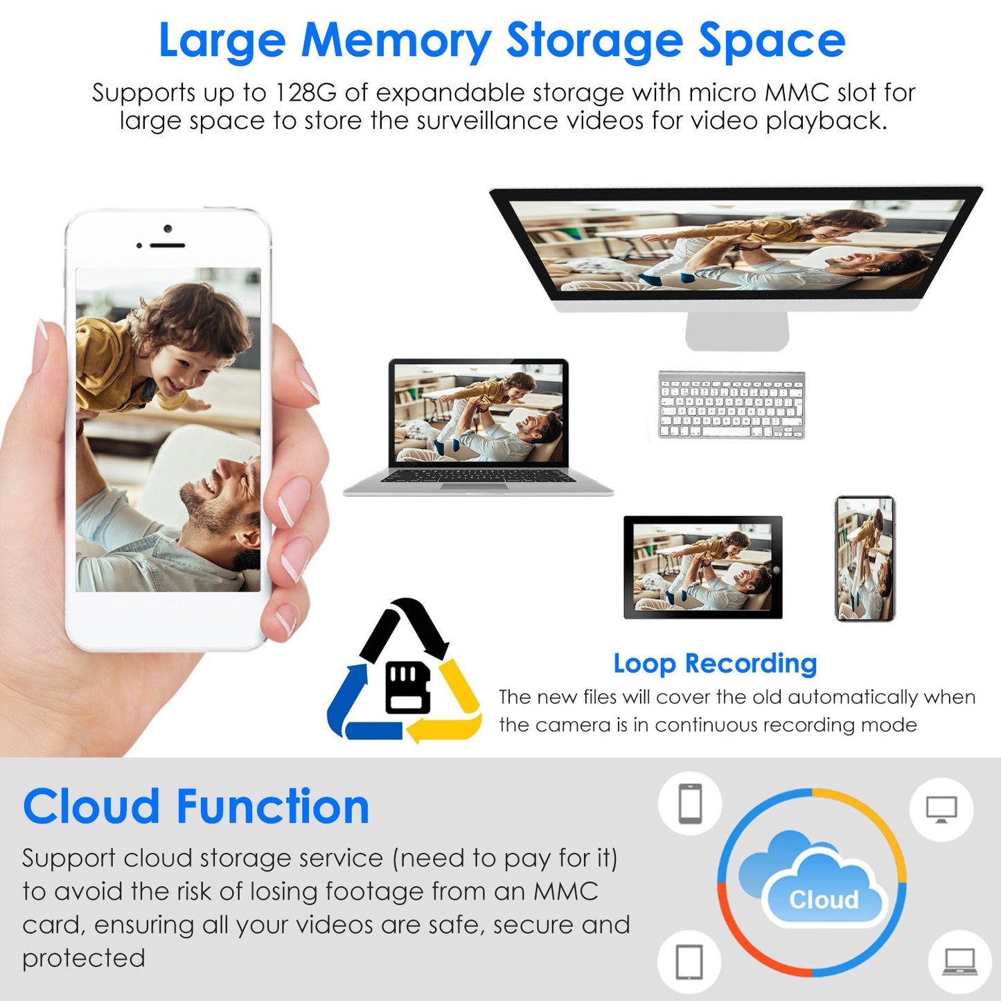 1Pc E27 WiFi Bulb Camera 1080P FHD WiFi IP Pan Tilt Security