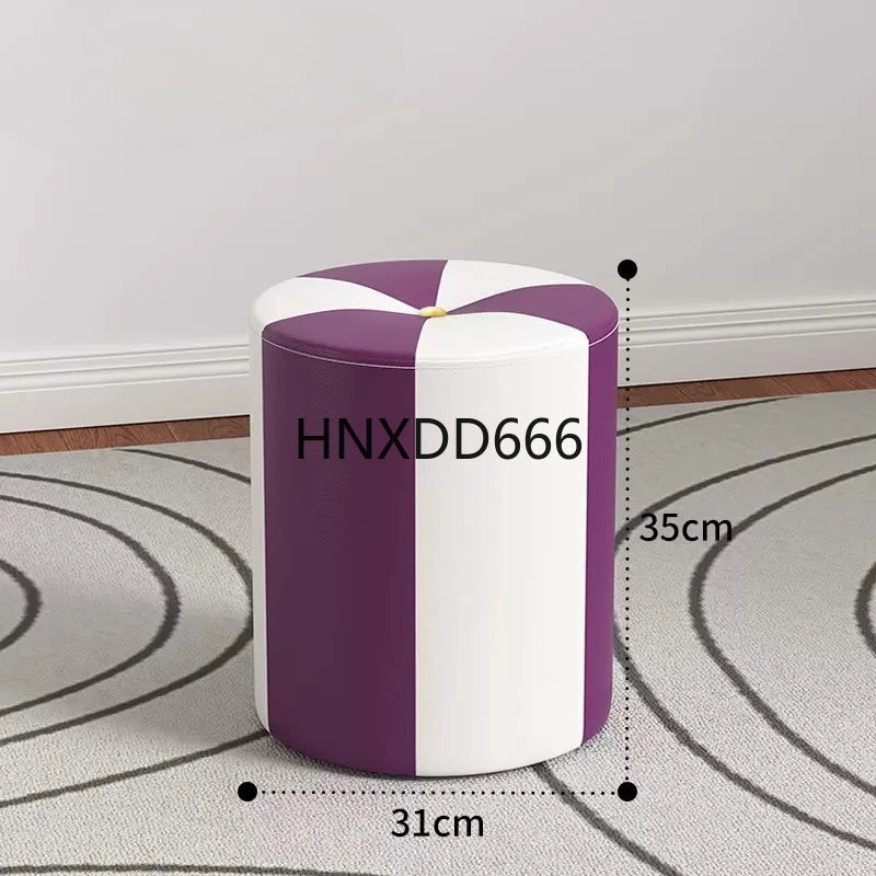 nordic Footrest Stool Hallway kitchen makeup living room vanity chair Wooden luxury home offer Interior items foot furniture