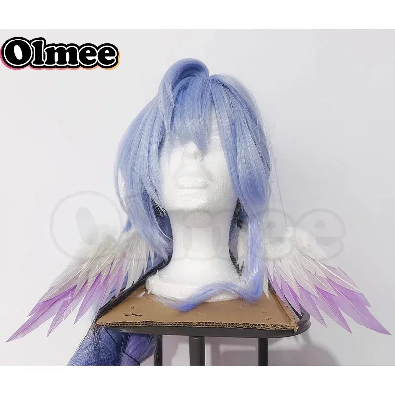 [Olmee] Robin Sunday Cosplay Feather Wings Honkai Star Rail Head Gear Hair Wear Props Accessories Stuff Model Halloween Xmas