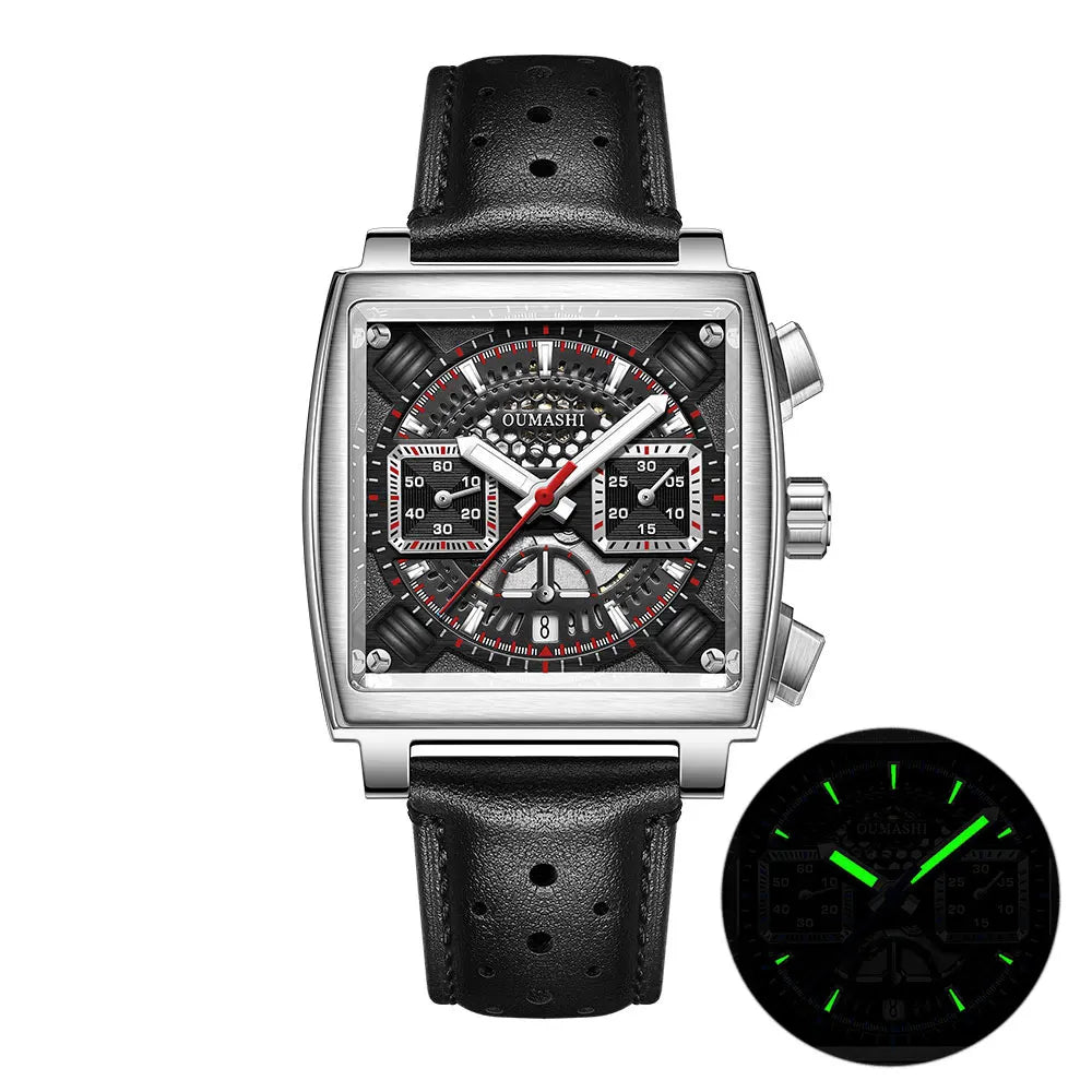 40mm men's watch ETA 7750 automatic multi-function chronograph movement sapphire glass diving mechanical Customized watch