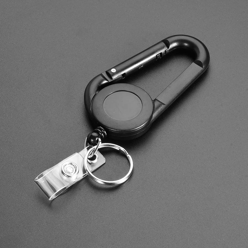 Kevlar Fiber Rope Camping Telescopic Burglar Chain Key Holder Tactical Keychain Outdoor Key Ring Return Retractable Key Chain