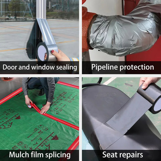Black Adhesive Fabric Duct Tape Strong, Carpet  Tape Waterproof,White  Tape decorative, 10 Meter Automotive Fabric Tape 1Roll