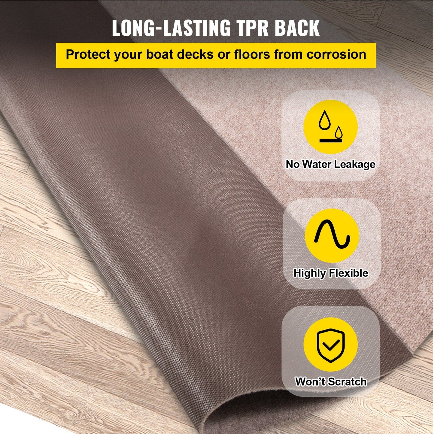 Boat Carpet, 6 Ft X 29.5 Ft Marine Carpet For Boats, Waterproof Light