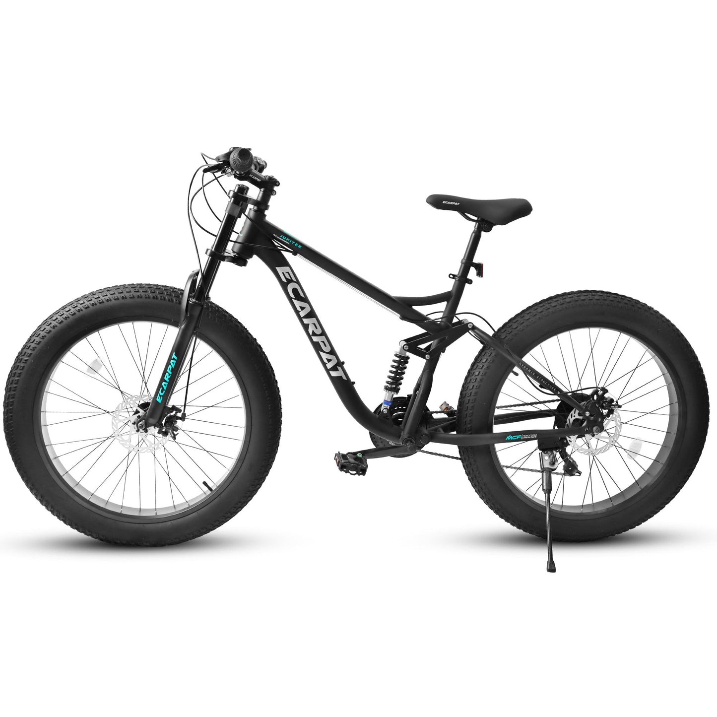 Ruffryde Ecarpat™ 26" Full Suspension MTB (21-Speed, Dual Disc, Black)
