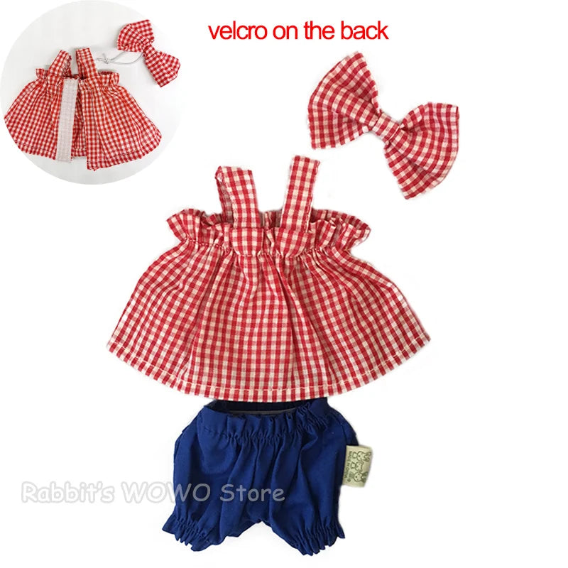 1PC Lovely Maid Outfit Suit Dress Clothes for 25cm Mellchan Baby Doll Accessories Fit 1/6 BJD Doll Girls DIY Gifts