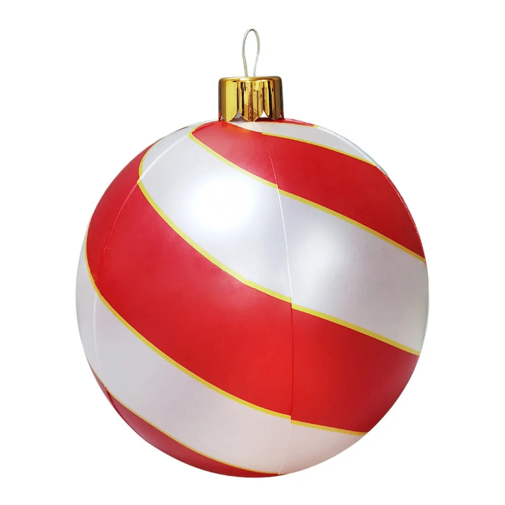 Giant 60cm Gardens Balloon Decoration PVC Christmas Ball DIY Toy Courtyard Balloon Christmas