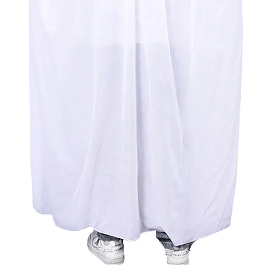 Halloween Baby Ghost Cloak Boy Girl Christmas Ghost Cape Makeup Ball Kids Adult Party Cosplay Stage Wear White Knitted Costume