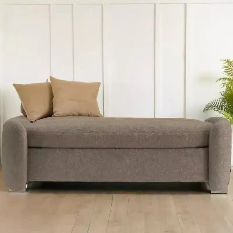 Vanity Chair Pouf Foot Stool Salon Storage Nordic Bench Seat Shoe Big Size Step Stool Ergonomic Muebles Entrance Hall Furniture