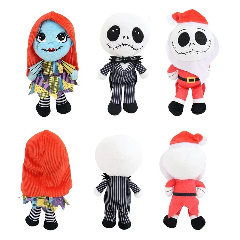 Disney Tim Burton's The Nightmare Before Christmas Undying Love Sally Jack Skellington Plush Toys Stuffed Plush Dolls Halloween