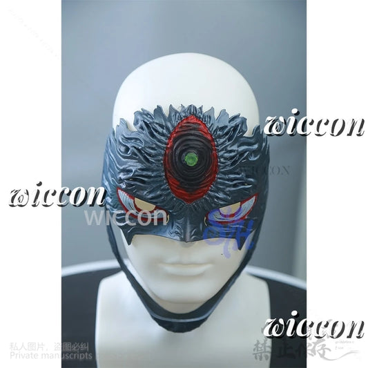 Anime Dandadan SE2 Cosplay JJ Enjōji Jin Costume Evil Eye 3D Polylactic Acid Base Mask Horror Halloween Christmas Party Gifts