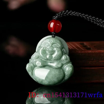 Green Burmese Jadeite Pendant Gemstones Gifts for Women Necklaces Men Necklace Charms Jade Vintage Natural Pendants Jewelry
