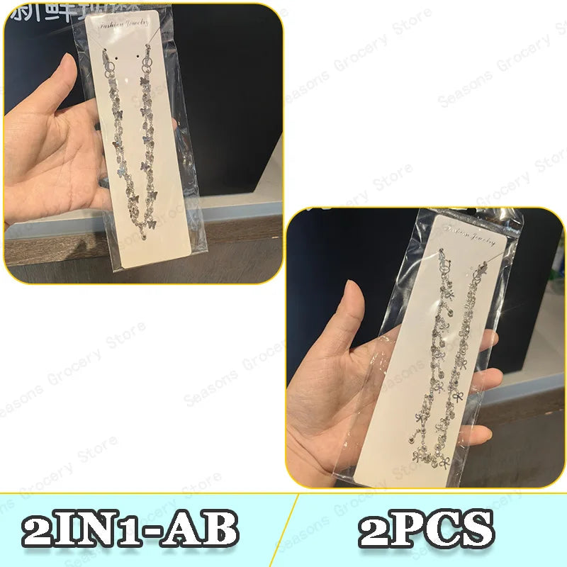 Bling Star Butterfly Heel Decor Adjustable Luxury Zirconia Shoe Chain for all kinds of Shoes and Boots is the Perfect Gift