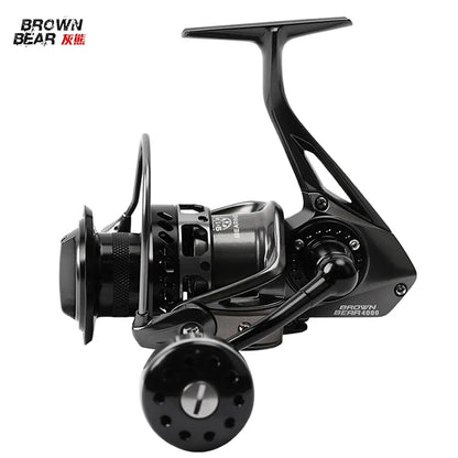 TSURINOYA Fishing Reel BROWN BEAR 4000 5000 6000 7000 Saltwater Spinning Full Metal Reel Max Drag Power12-20KG