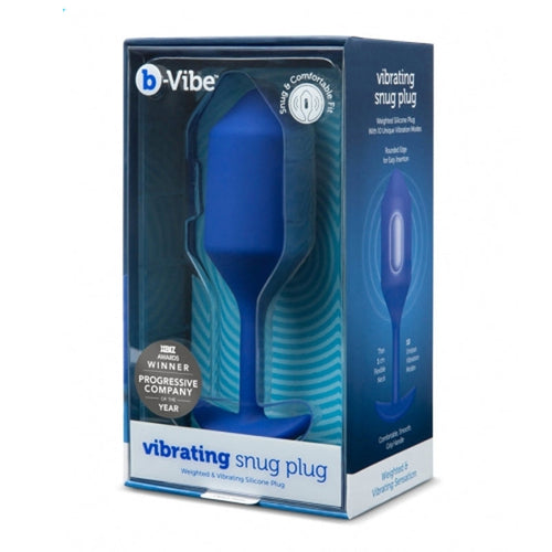 b-Vibe Vibrating Snug Plug 4 Rechargeable Weighted Silicone Anal Plug