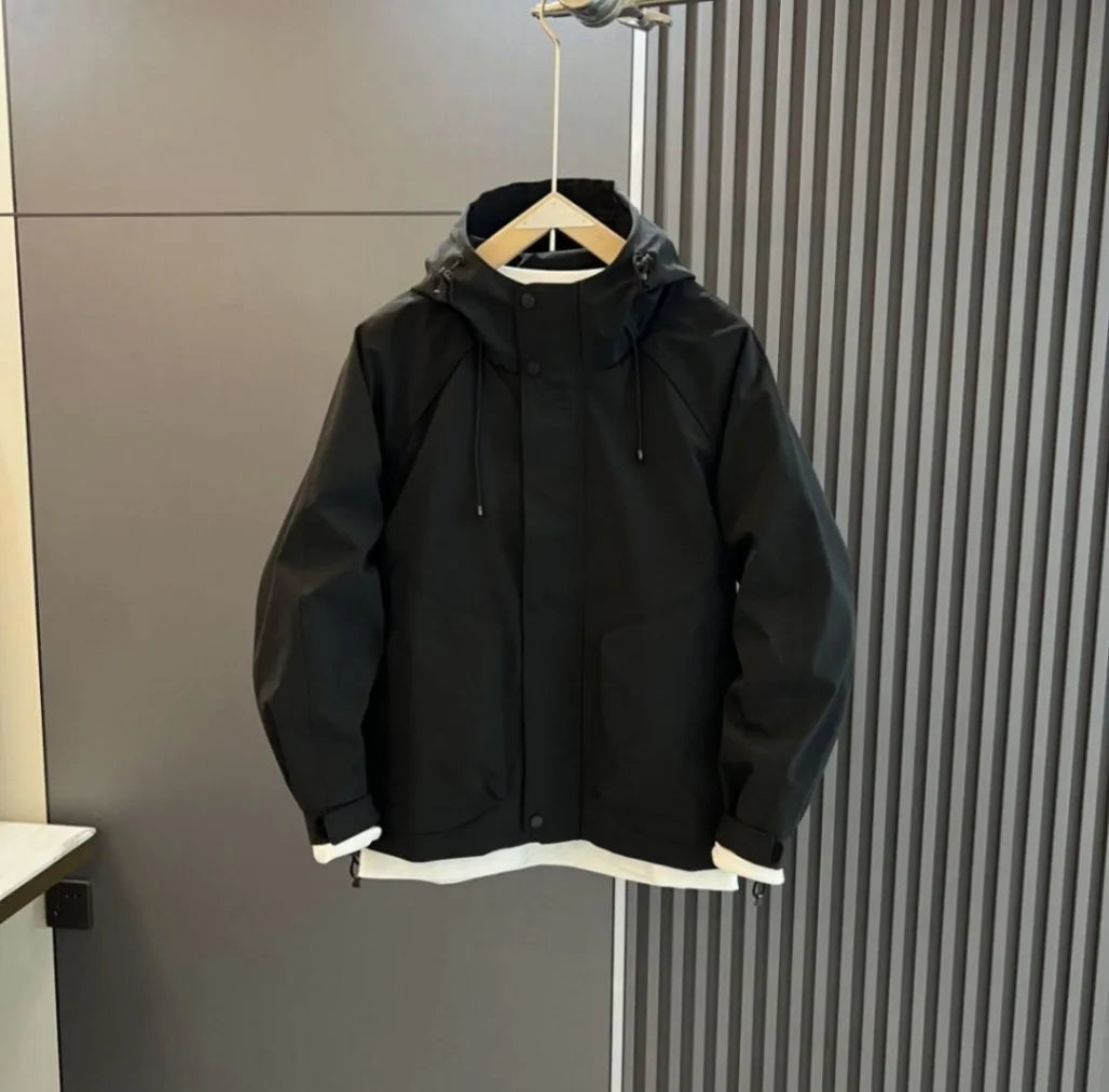 Men's Jacket Trendy Casual and Versatile Work Jacket Fashionable Simple Outdoor Sports Jacket Shoes Coats Men's Summer Outer