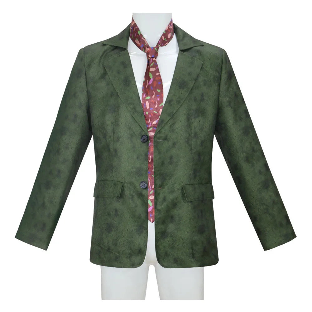 Harrier Du Bois Cosplay Coat Tie Disco Costume Game Elysium Adult Men Disguise Necktie Outfits Halloween Carnival Party Suit