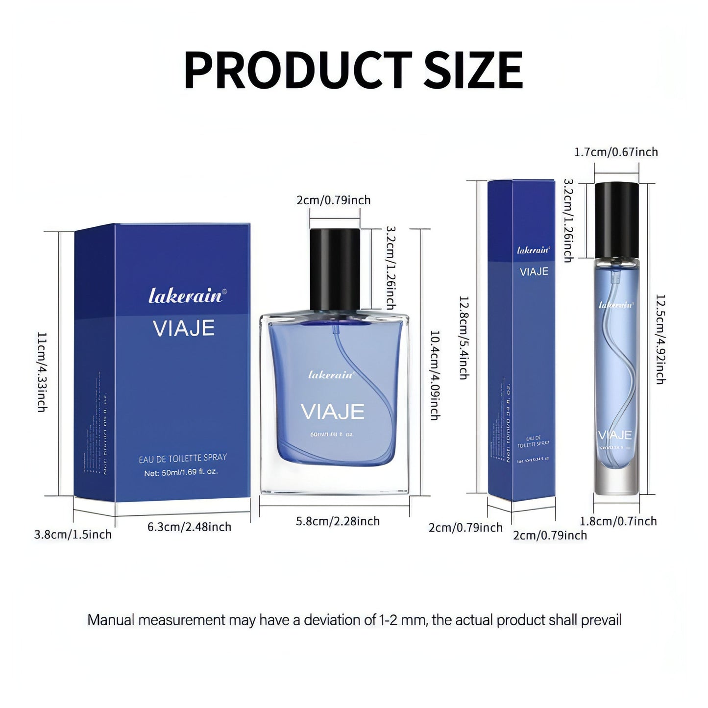 VIAJE - Men's Citrus Fragrance Cologne
