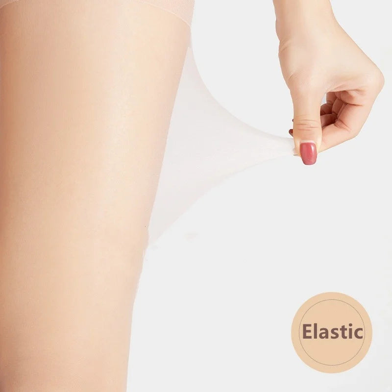 Plus Size Stocking Sexy Lace Thigh High Knee Stockings Lingerie Women Transparent Elastic Socks Leggings Nylon Temptation Medias