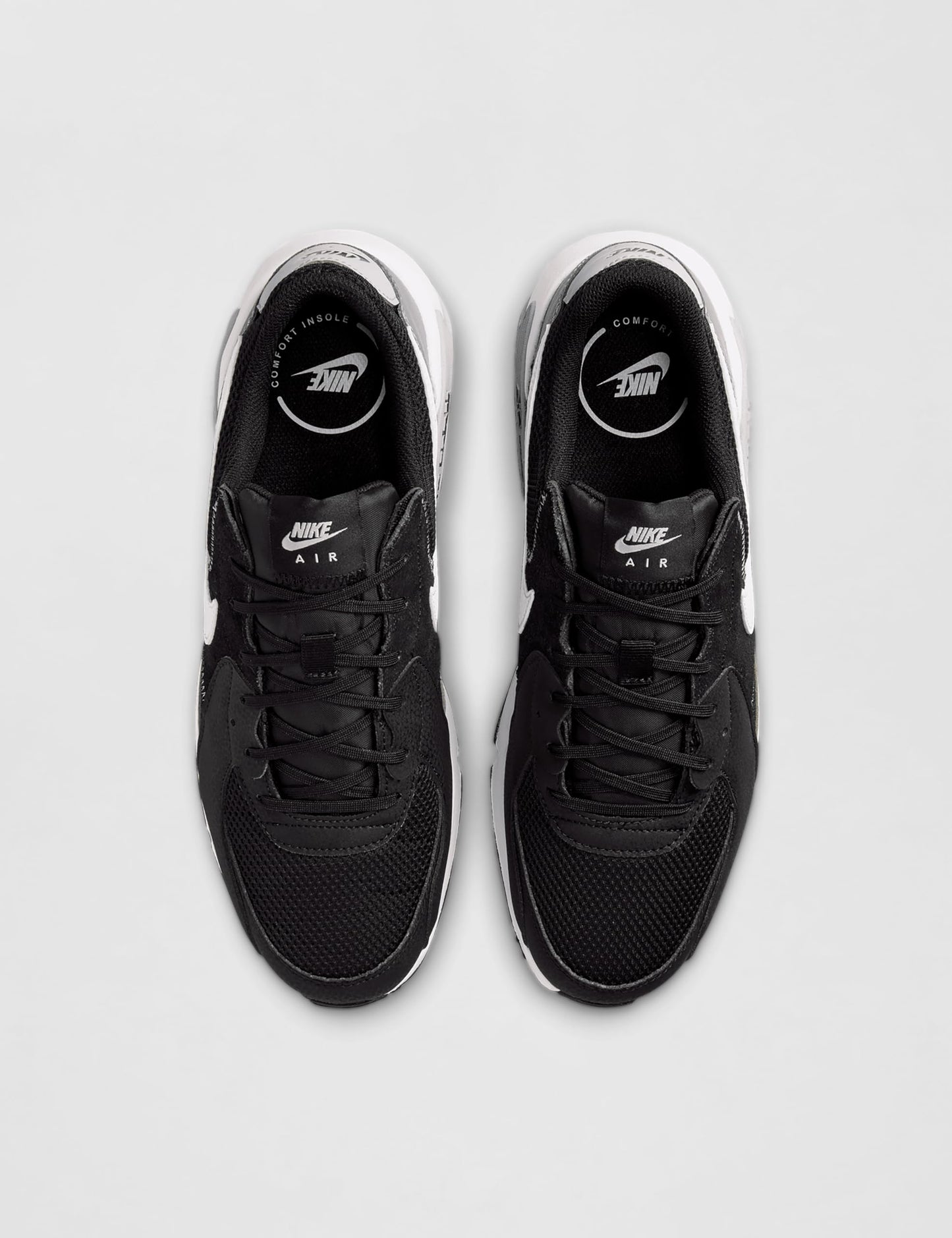 Nike Men's Air Max Excee Sneaker, Black/White/Cool Grey/Wolf Grey, 10.5