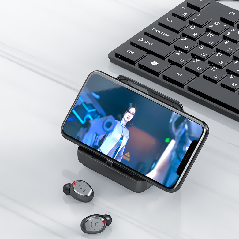 Multifunction Bluetooth Headset Binaural Phone Support
