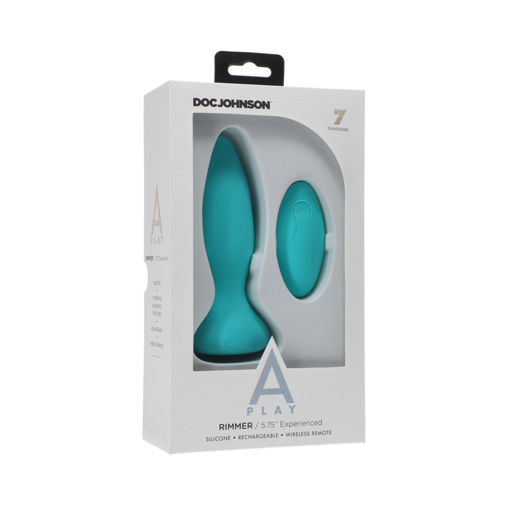 A-Play Rimmer Experienced Rechargeable Silicone Anal Plug with Remote