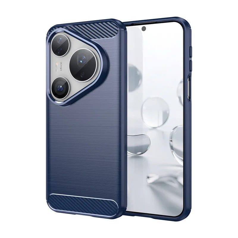 For Huawei Pura 80 Ultra Case Huawei Pura 80 Pura 80 Pro+ Ultra Cover Shockproof Brushed TPU Anti-Slip Silicone Protective Cover