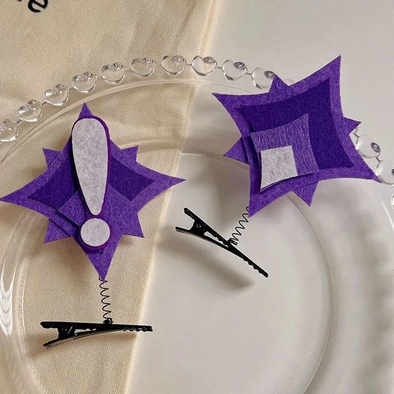 Game Genshin Impact Teyvat Daily Commission Hair Clips Unisex Personality Spring Cute Headwear Jewelry Accessories Hairpin Gifts