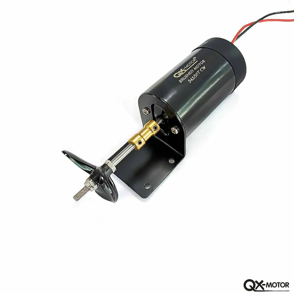 QX-MOTOR 545 / 50T Underwater propeller 12V-16V Brush Motor for unmanned / nesting trawler/remote control duck boat