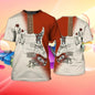 1 Piece Custom Your Picture Music Tshirts Guitar Pattern 3D Print T-Shirt Men Women Fashion  Tops Kids Boys Tees Male Clothing R
