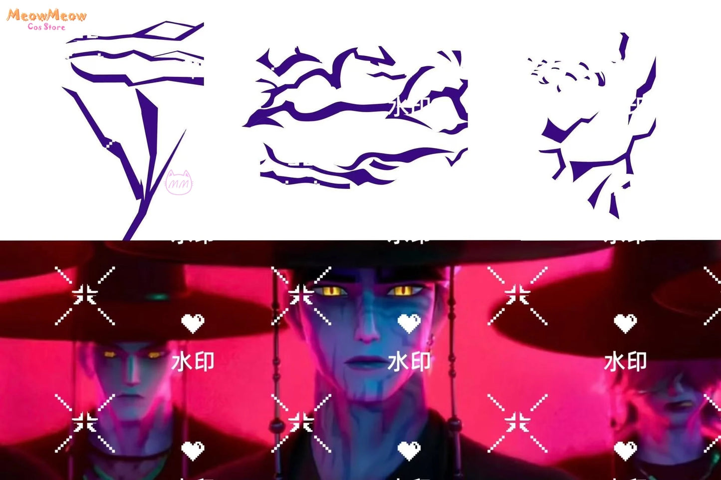 2 K-Pop cos Demon Hunters Jinu Saja Boys Cosplay Costume Wig Tattoo Sticker Hat Stage Roleplay Suit Halloween Mens Group Uniform