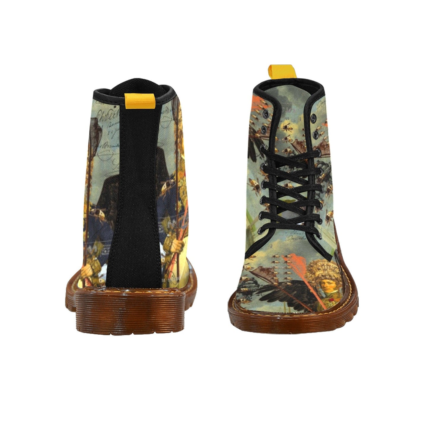 THE YOUNG KING ALT. 2 II Men’s All Over Print Fabric High Boots