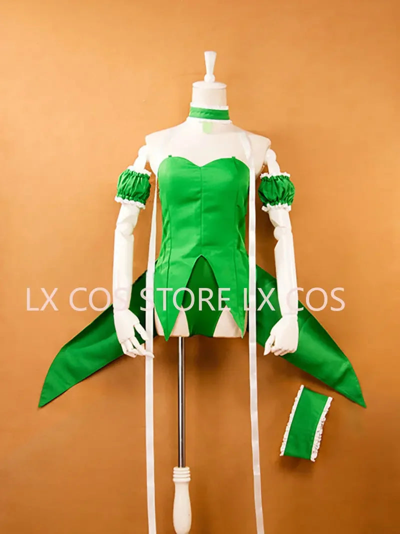 2025 new Anime Tokyo Mew Mew Retasu Midorikawa Mew Lettuce Maid Dress Cosplay Costume Halloween Christmas Carnival Suit