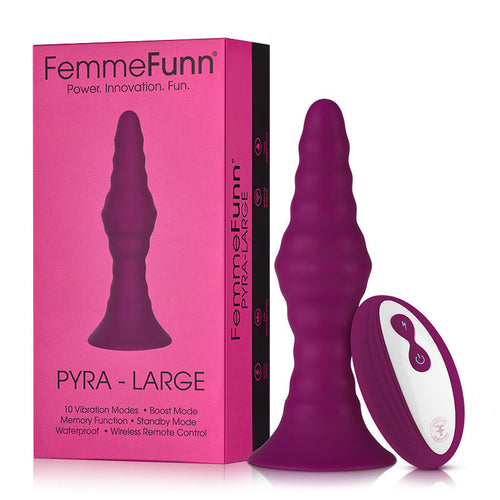FemmeFunn Pyra Rechargeable Remote-Controlled Silicone Vibrating Anal