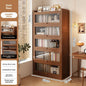Multi-functional BambooBookcase LargeCapacity Wooden Bookshelf Storage Cabinet Display Rack Home Furniture for Living RoomOffice