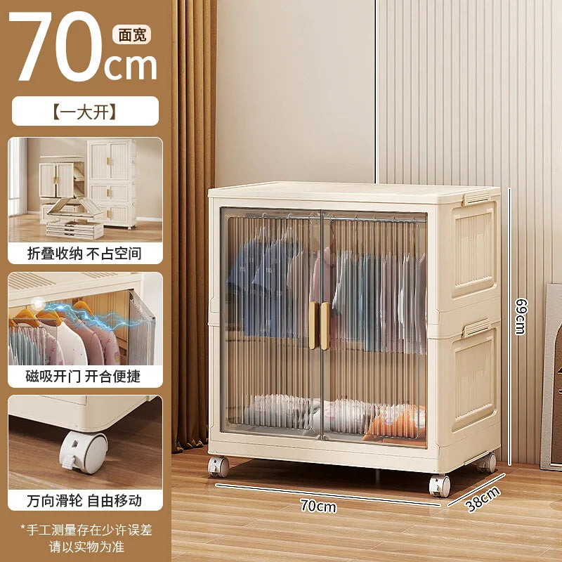 Wardrobe Clothes Closet Bedroom Furniture Storage Cabinet Foldable Wardrobe Plastic Cabinet Armario De Ropa Storage Cabinet