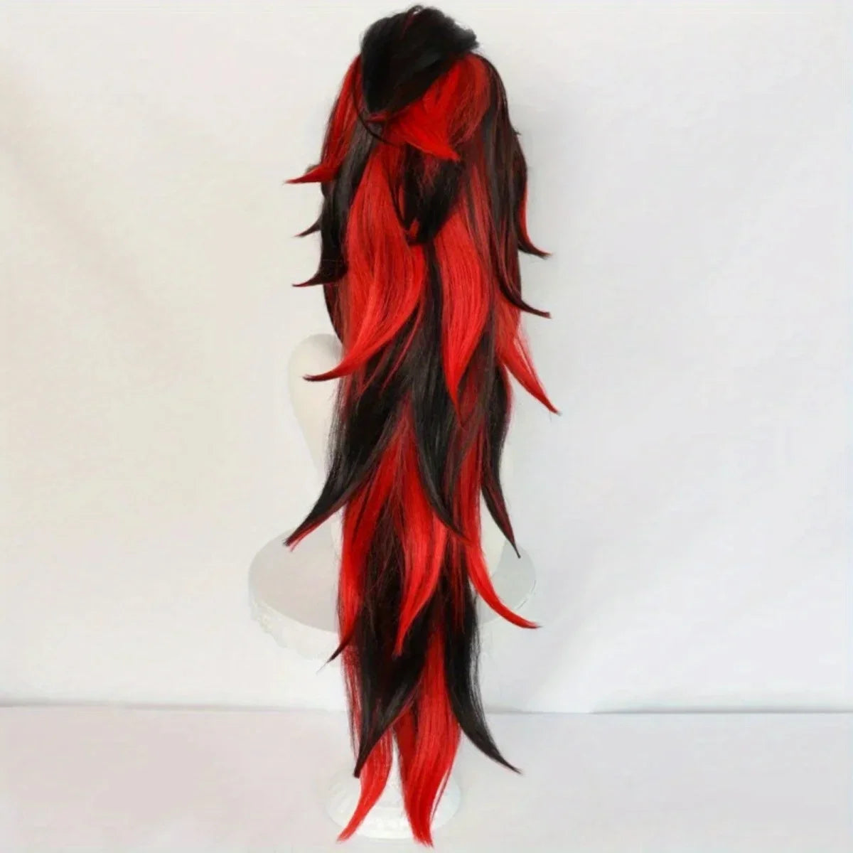 Tsugikuni Yoriichi Anime Cosplay Wig Long Synthetic Hair Halloween Props Mens Wig Christmas Ideal for Cosplay School Events