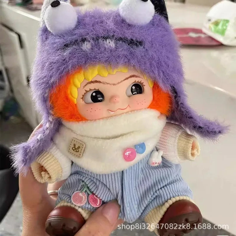 【Only clothes】 Suitable for 20cm Wakuku Baby Clothes Trendy Party Bibs Cotton Dolls Blind Boxes Plush Toys and Clothing