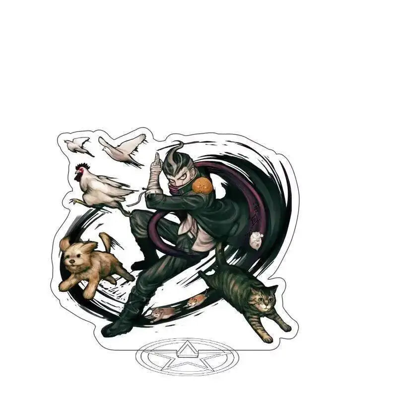 Anime Danganronpa V3 Kokichi Oma Saihara Shuichi Acrylic Stand Ornaments Action Figures Cartoon Model Christmas Gifts Girls