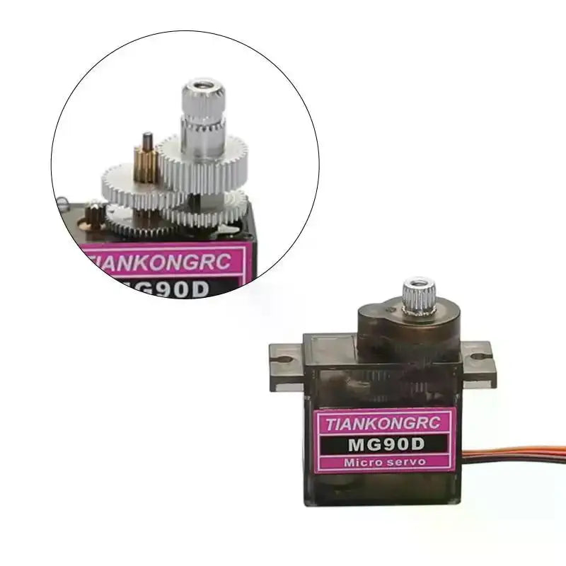 9g Micro Digital Servo MG90D Metal Gear 4.8V-6.0V Brush Motor For MOC Bricks RC Plane Helicopter Airplane 450 Drone Toys Parts