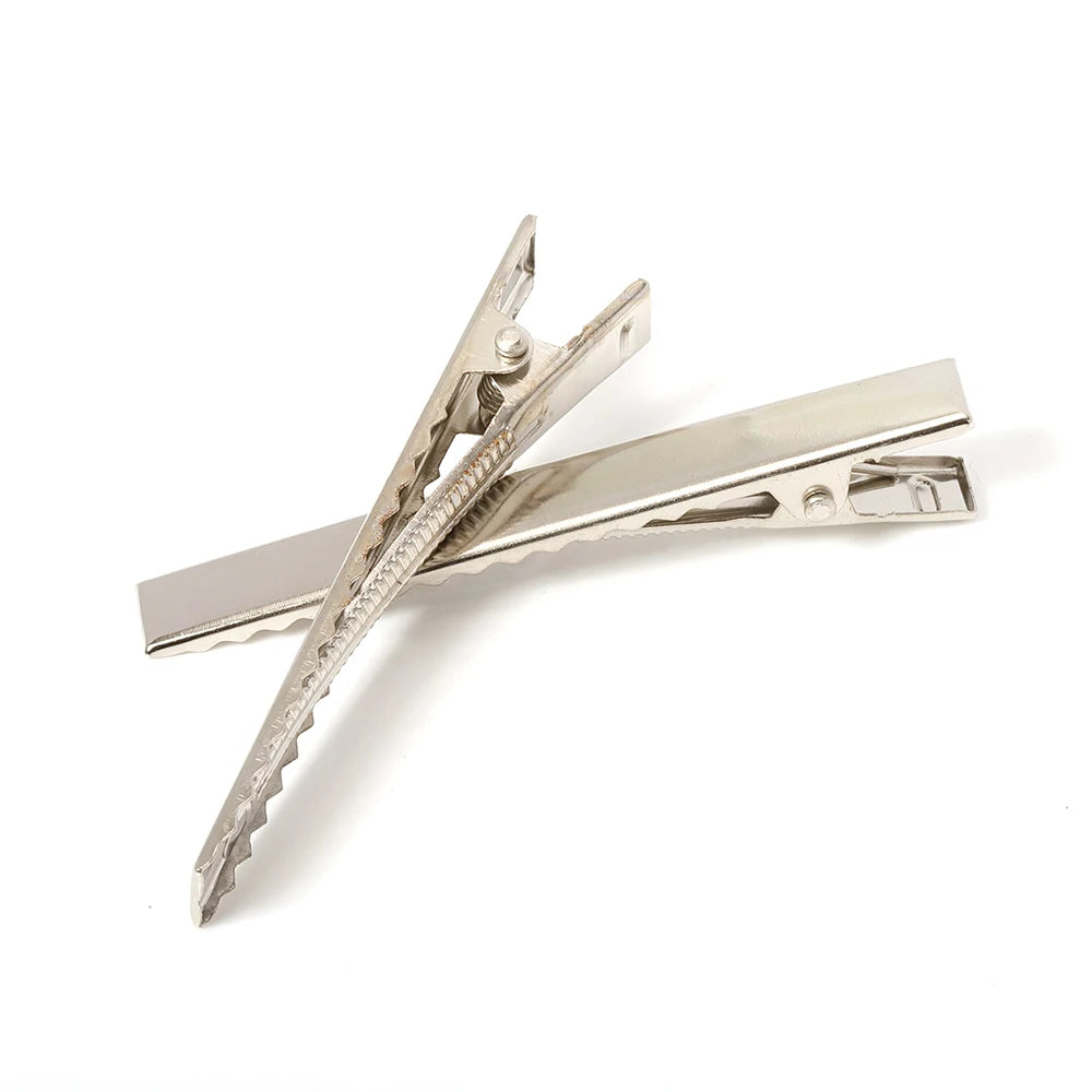 50/20pcs Metal Hair Alligator Clips 20mm/30mm/97mm Hairclips Bases DIY Jewelry Handmade Hair Accessories Components Findings