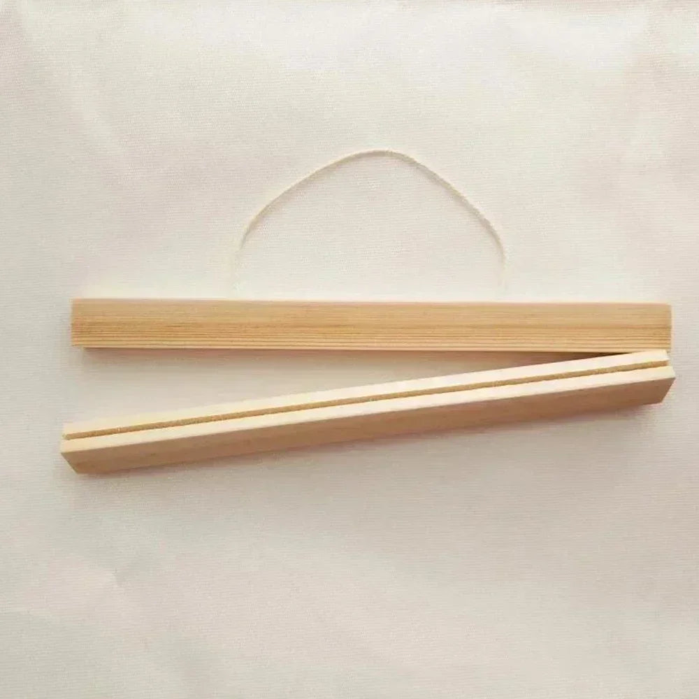 Solid Wood Hanging Scrolls Colorful Bathroom Quote Wall Art Prints - Brush Your Teeth, Flush The Toilet, Wash Your Hands Cardsto