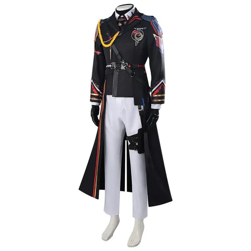 10PCS Game Love And Deepspace Caleb Cosplay Costume Cloudsreach Strategy Calebs Farspace Colonel Coat For Hallowmas Carnival Men