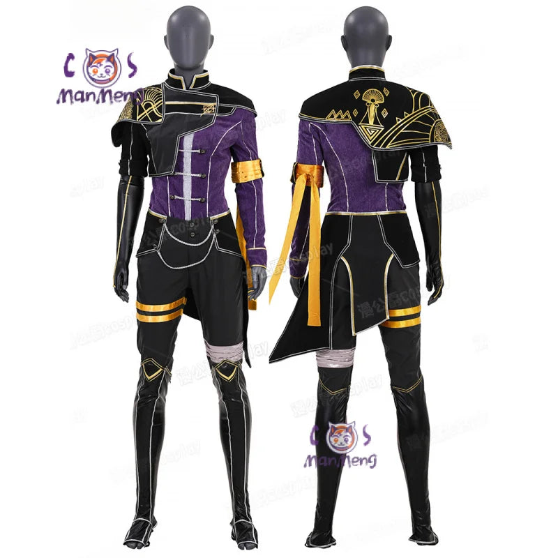 Clair Obscur: Expedition 33 Maelle Mael Cosplay Costume Coat pants gloves leg covers prop Halloween party menwomen fashion set