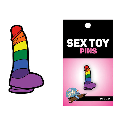 Toy Pin Rainbow Dildo